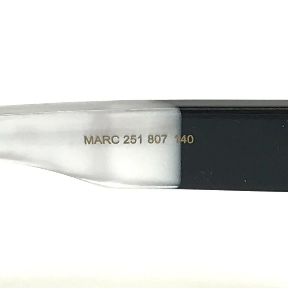 Marc Jacobs Eyeglasses Frames 251 807 Black Ivory Cat Eye Full Rim 52-18-140
